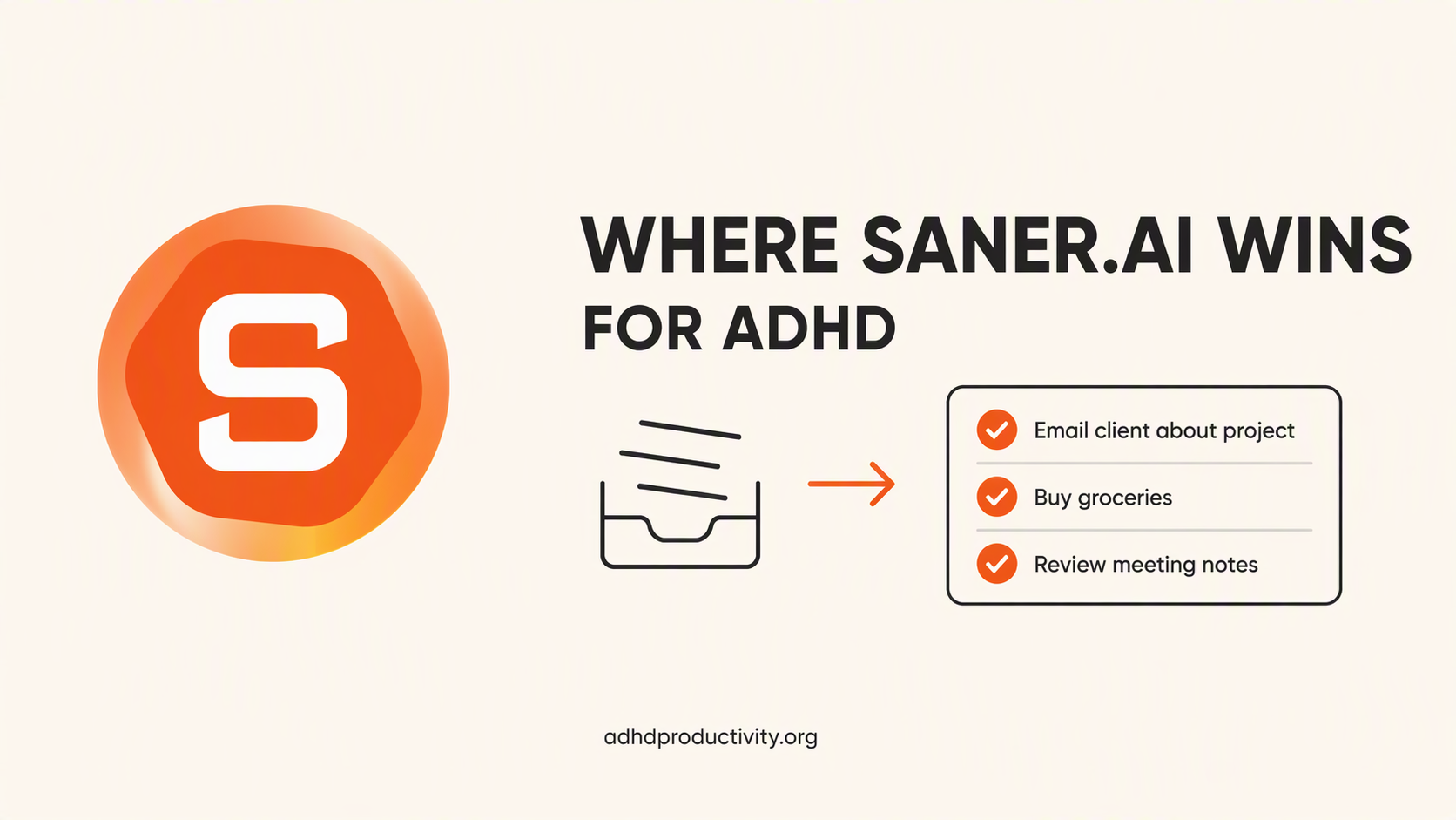 Where Saner.ai wins Tiimo for ADHD