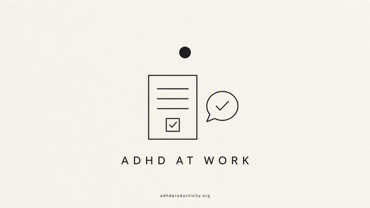 ADHD Accommodations at Work (And How to Actually Ask for Them)