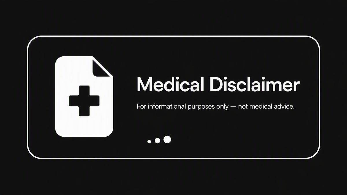 Medical disclaimer