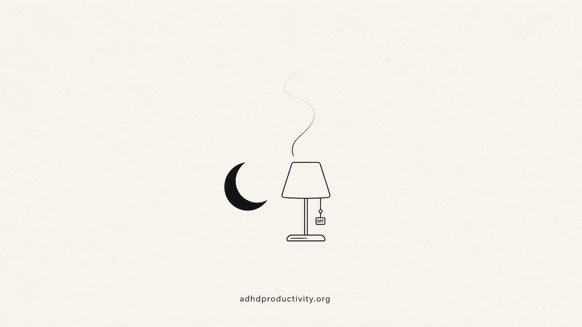 ADHD and Sleep: How to Shut Off your brain at night