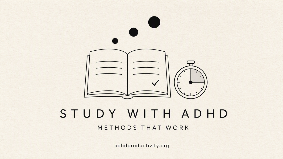 How to Study With ADHD: The Methods That Work 