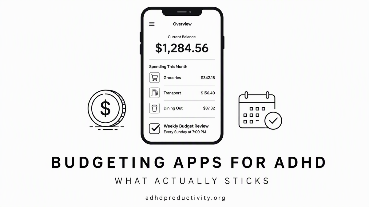 Best Budgeting Apps for ADHD: What Actually Sticks