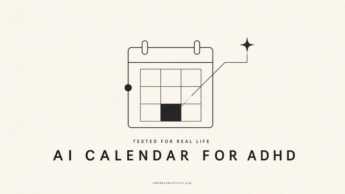 The 5 Best AI Calendar for ADHD 