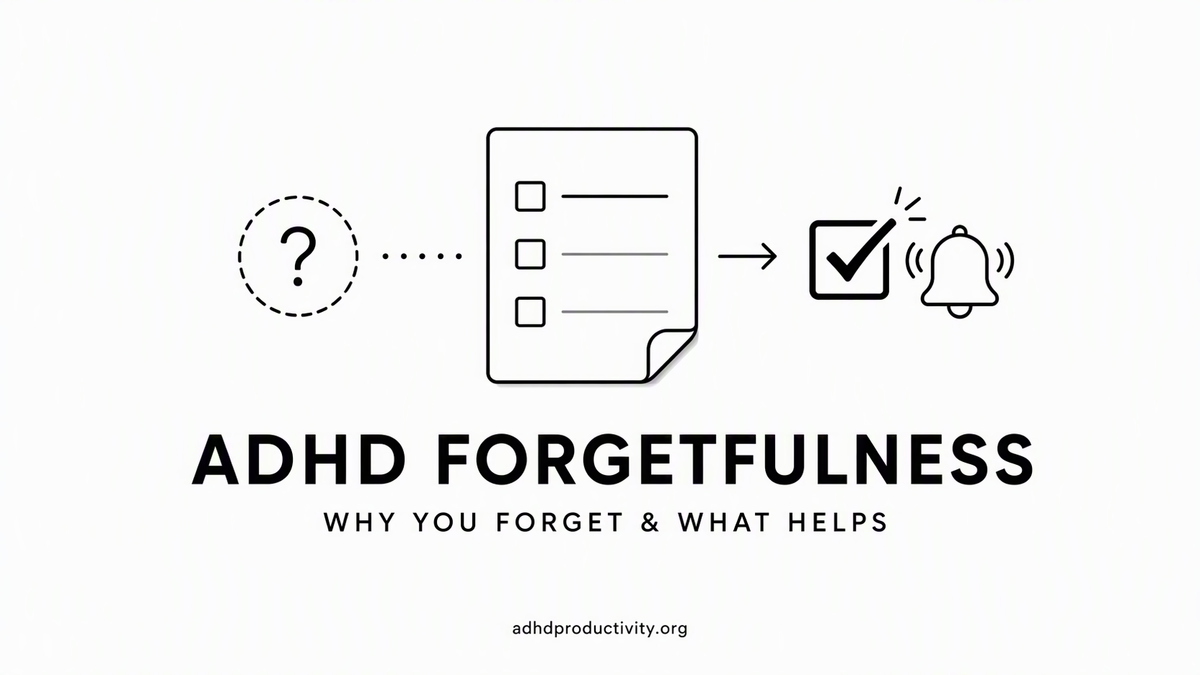 How do I stop forgetting to do things?