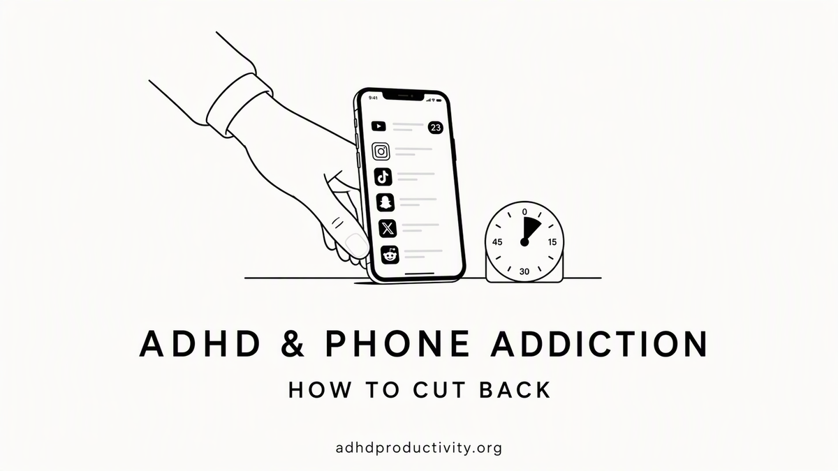 ADHD Phone Addiction: How to cut that?