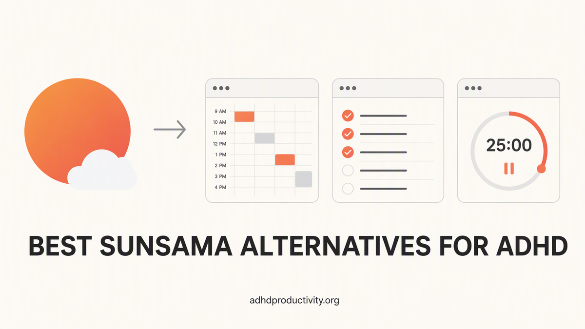 Best Sunsama Alternatives for ADHD 