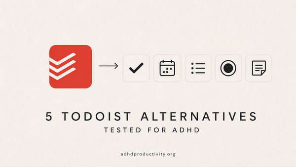 I Tested 5 Best Todoist Alternatives for ADHD