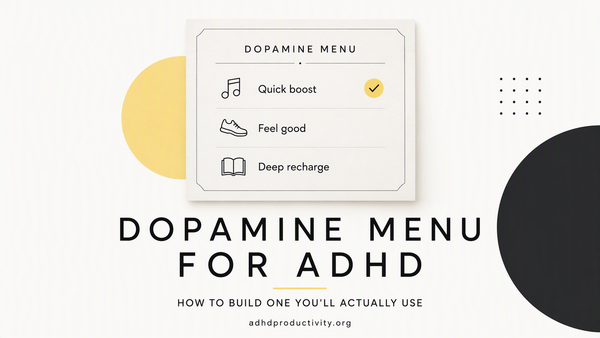 Dopamine Menu for ADHD