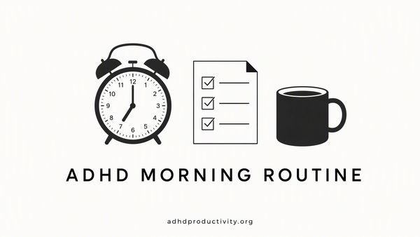 ADHD Morning Routine: A Realistic Plan for Adults 