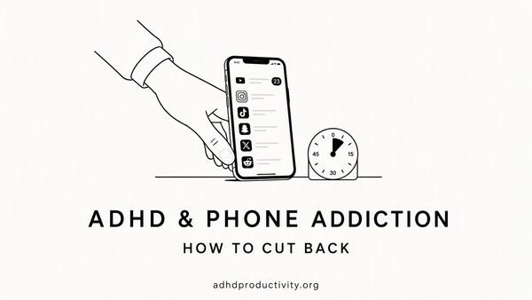 ADHD Phone Addiction: How to cut that?