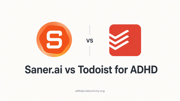 Saner.ai vs Todoist for ADHD