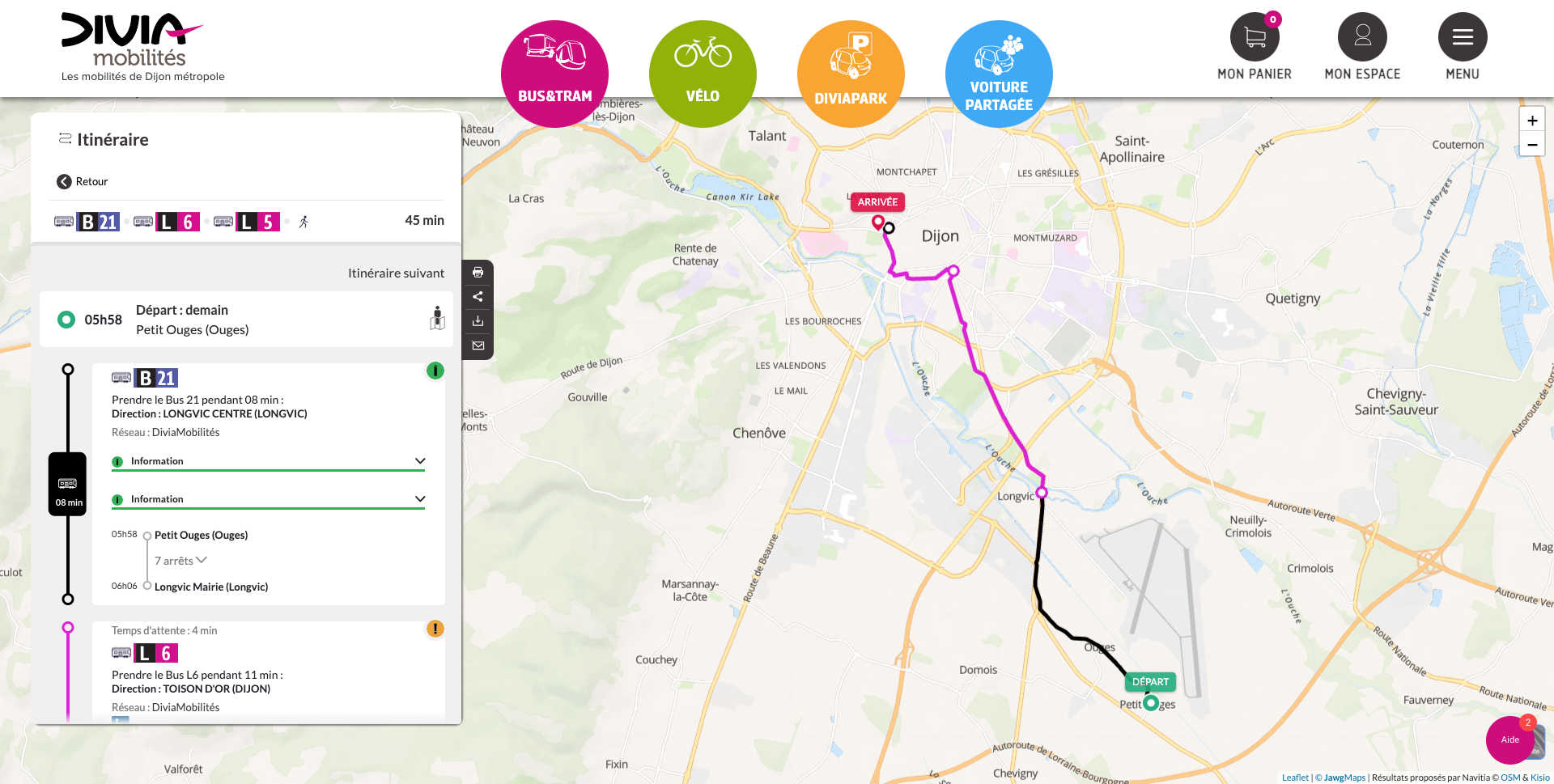 La cartographie au service de la planification des transports publics