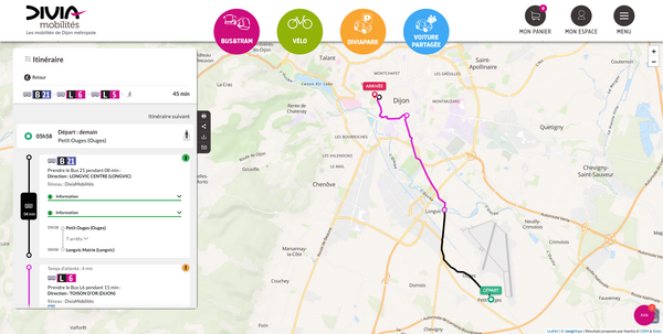 La cartographie au service de la planification des transports publics