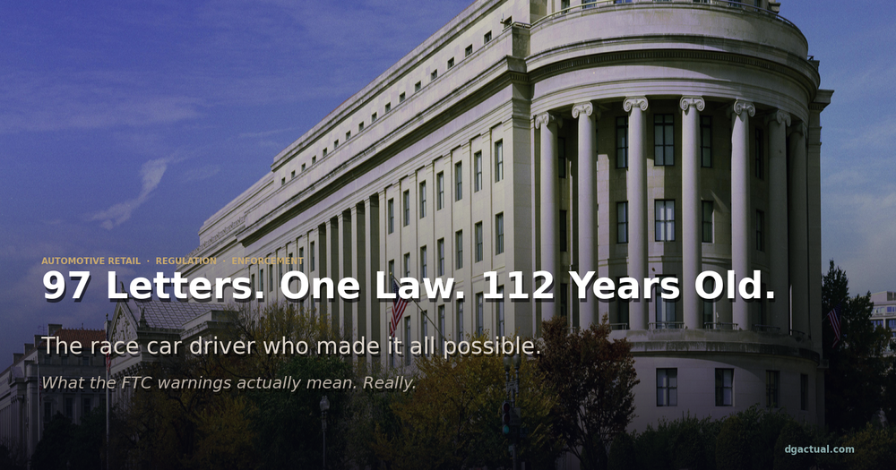 The FTC Is Coming After Car Dealers With a 112-Year-Old Law. Here's How a Payday Lender Made It Possible.