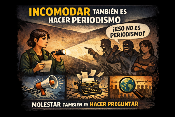 Incomodar también es hacer periodismo
