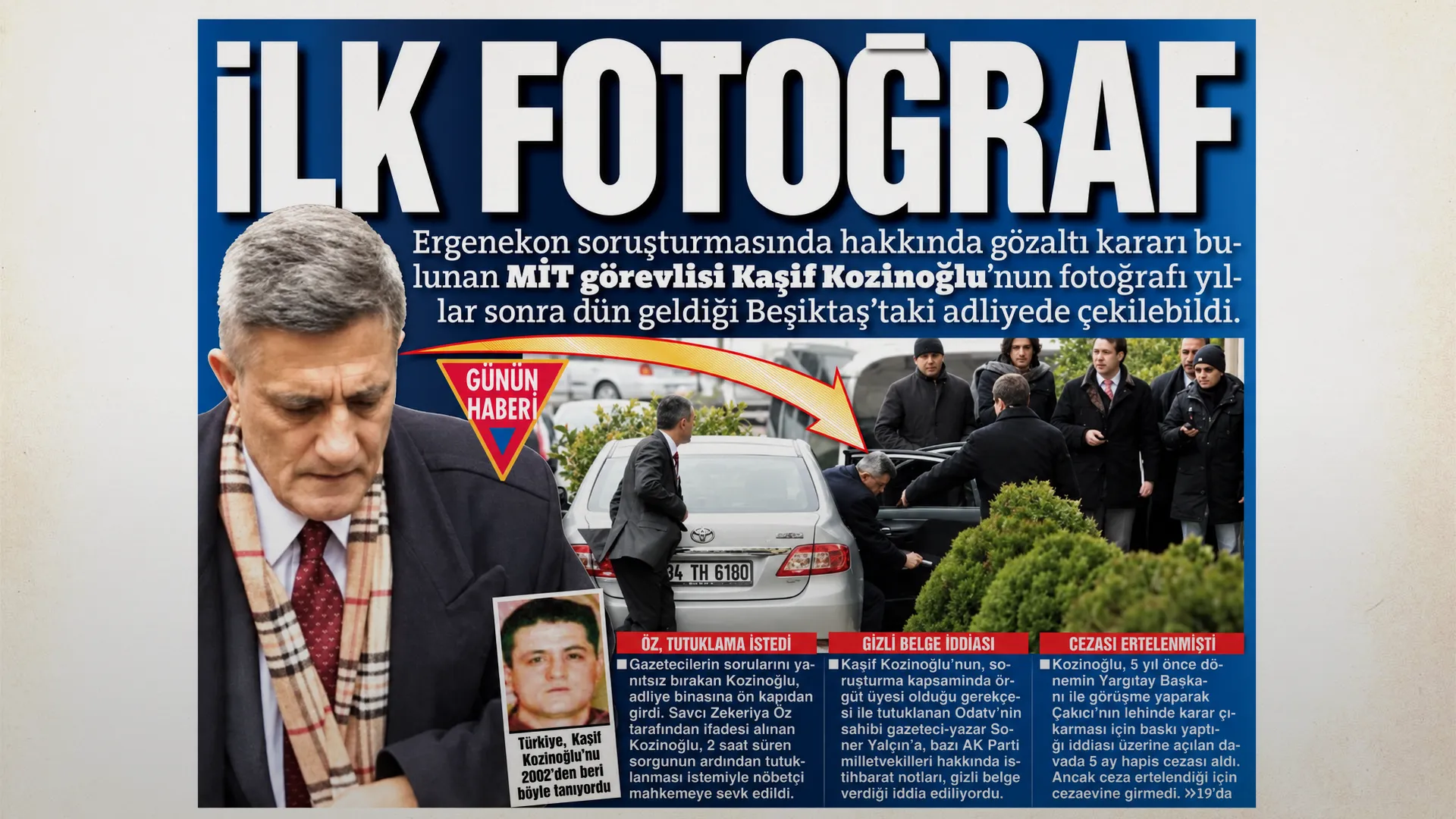 Kozinoğlu'nun adliyeye geliş görüntüleri soruşturmaya konu
