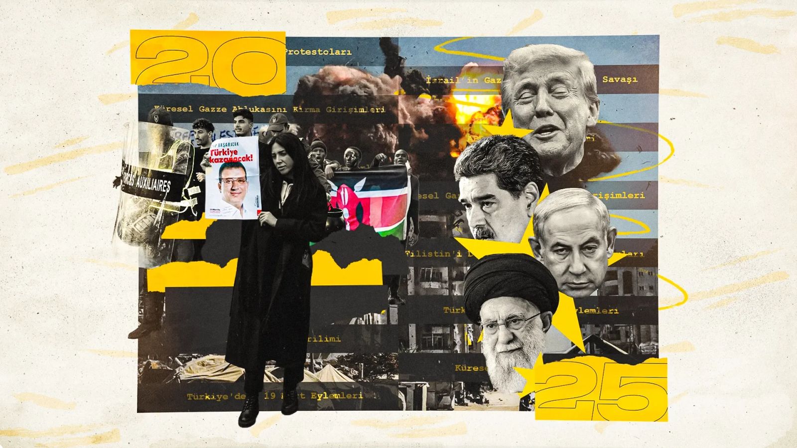 Savaşla ve isyanla dolu: Ne yıl oldu 2025!