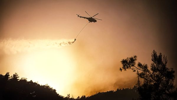 Hatay yangını: Deprem bölgesi bu kez yangınla mücadele ediyor