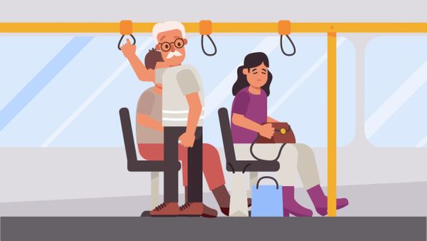Metroda yaşlılara yer vermek zorunda mıyım?