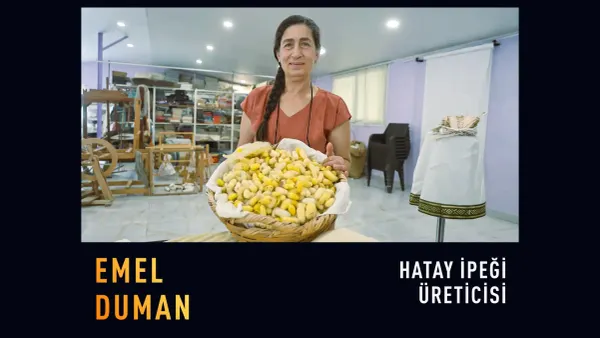 Hatay sarısı ipeğinin peşinde bir ömür: Emel Duman