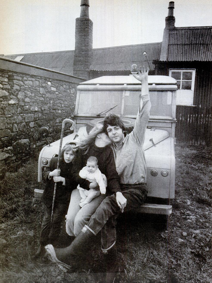The McCartneys, Scotland, 1969