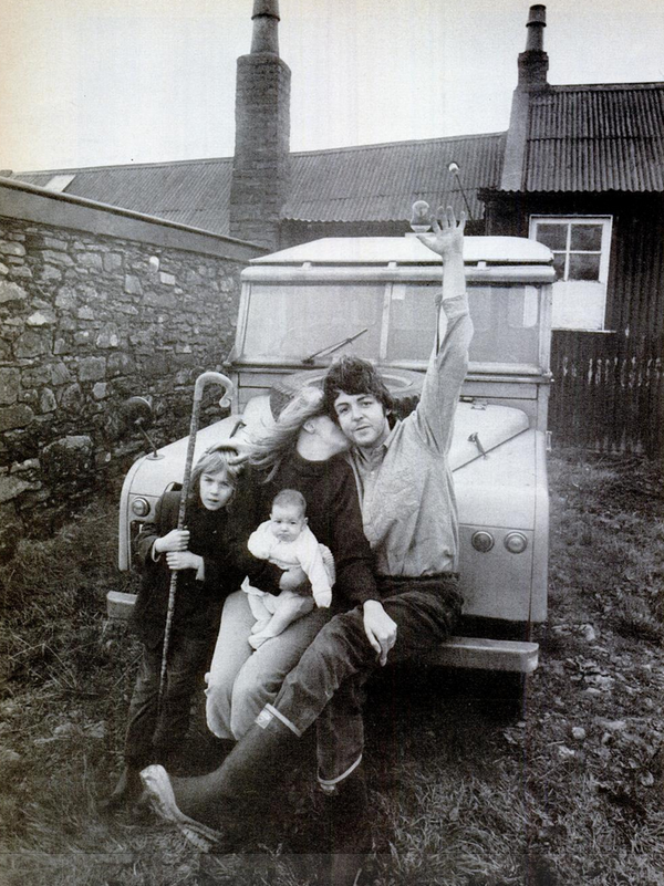 The McCartneys, Scotland, 1969