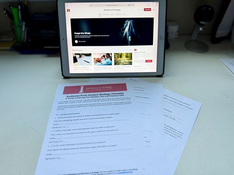 An Audience-First Content Strategy Checklist