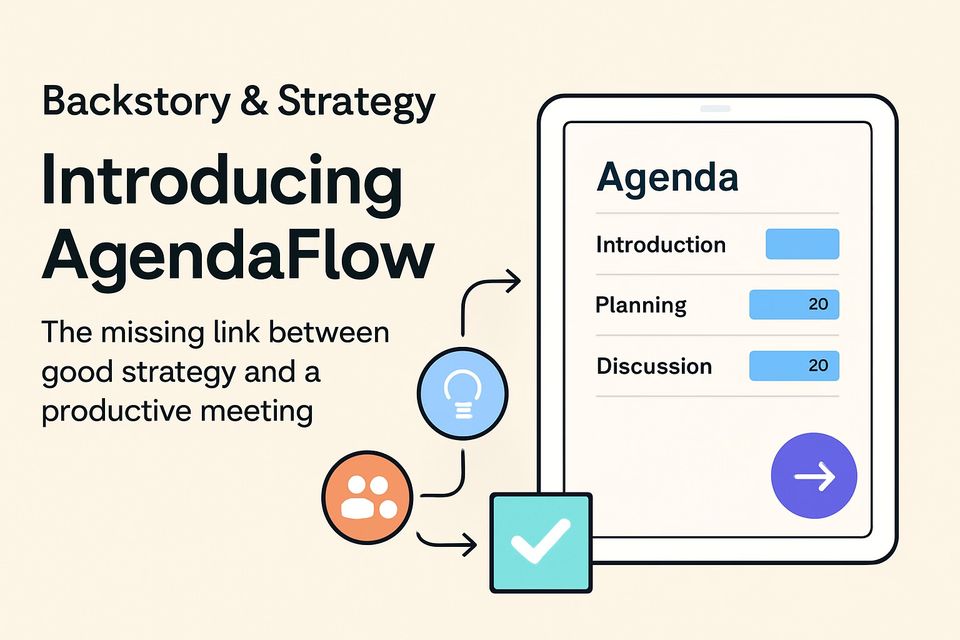 A New Tool From Backstory & Strategy: Introducing AgendaFlow
