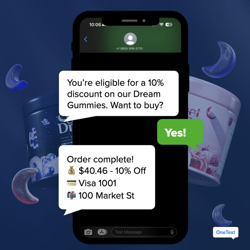 OneText: Frictionless Payments via Text Messaging