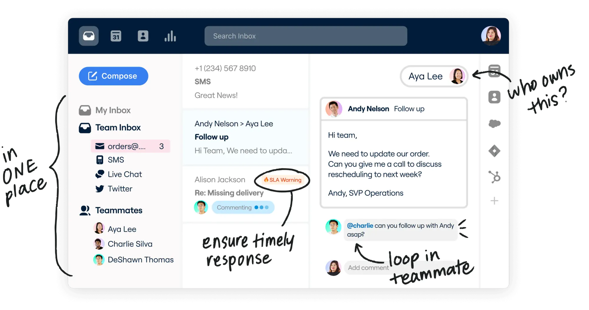 Front: Scalable Customer Communication for Support Teams