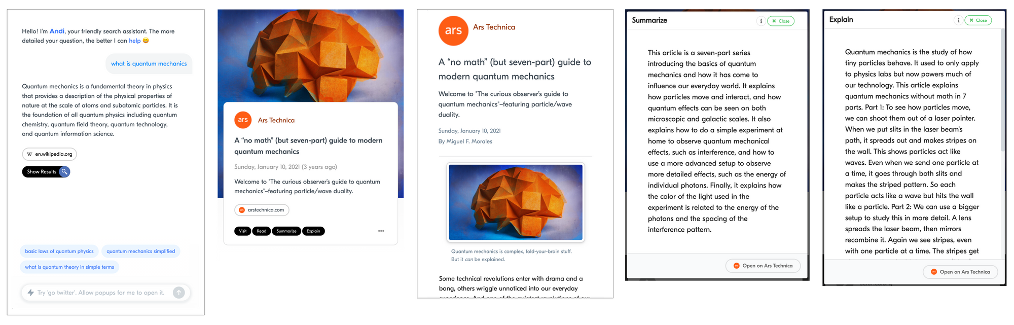 Revolutionizing Search with Andi: The Next Generation of Generative AI