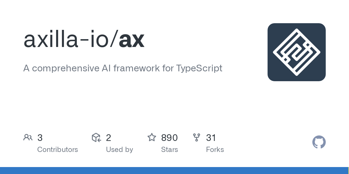 Axilla: AI Framework Built for TypeScript Developers