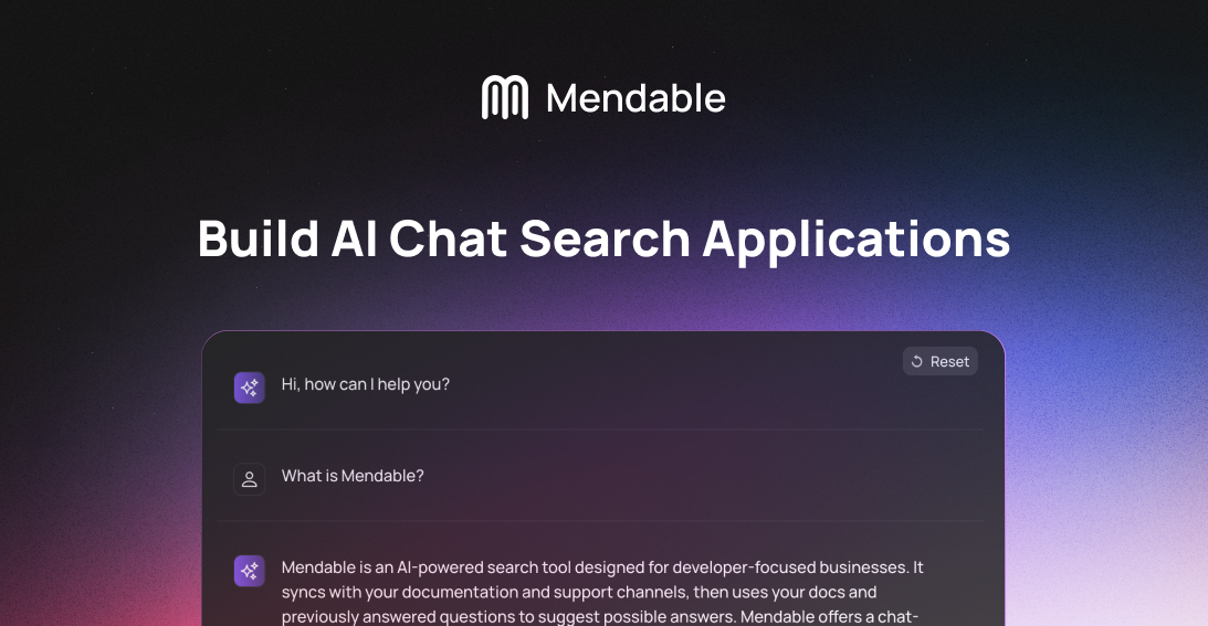 Mendable: Enterprise AI Search and Chat Platform