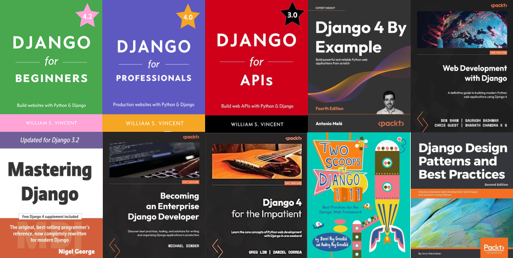 Django 2023 Best Books beginners and pros
