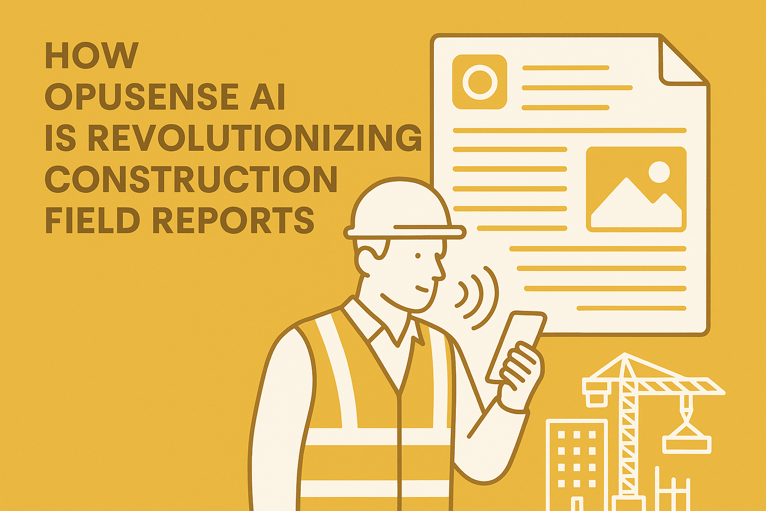 Opusense: Real-Time Construction Reporting Automation