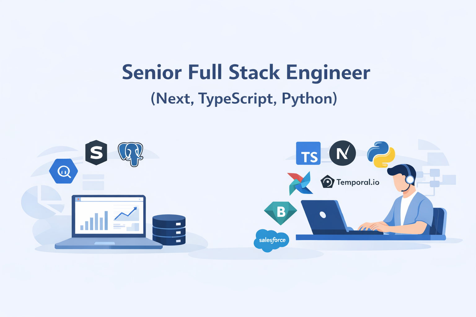 Senior Full Stack Engineer (Next, TypeScript,Python)