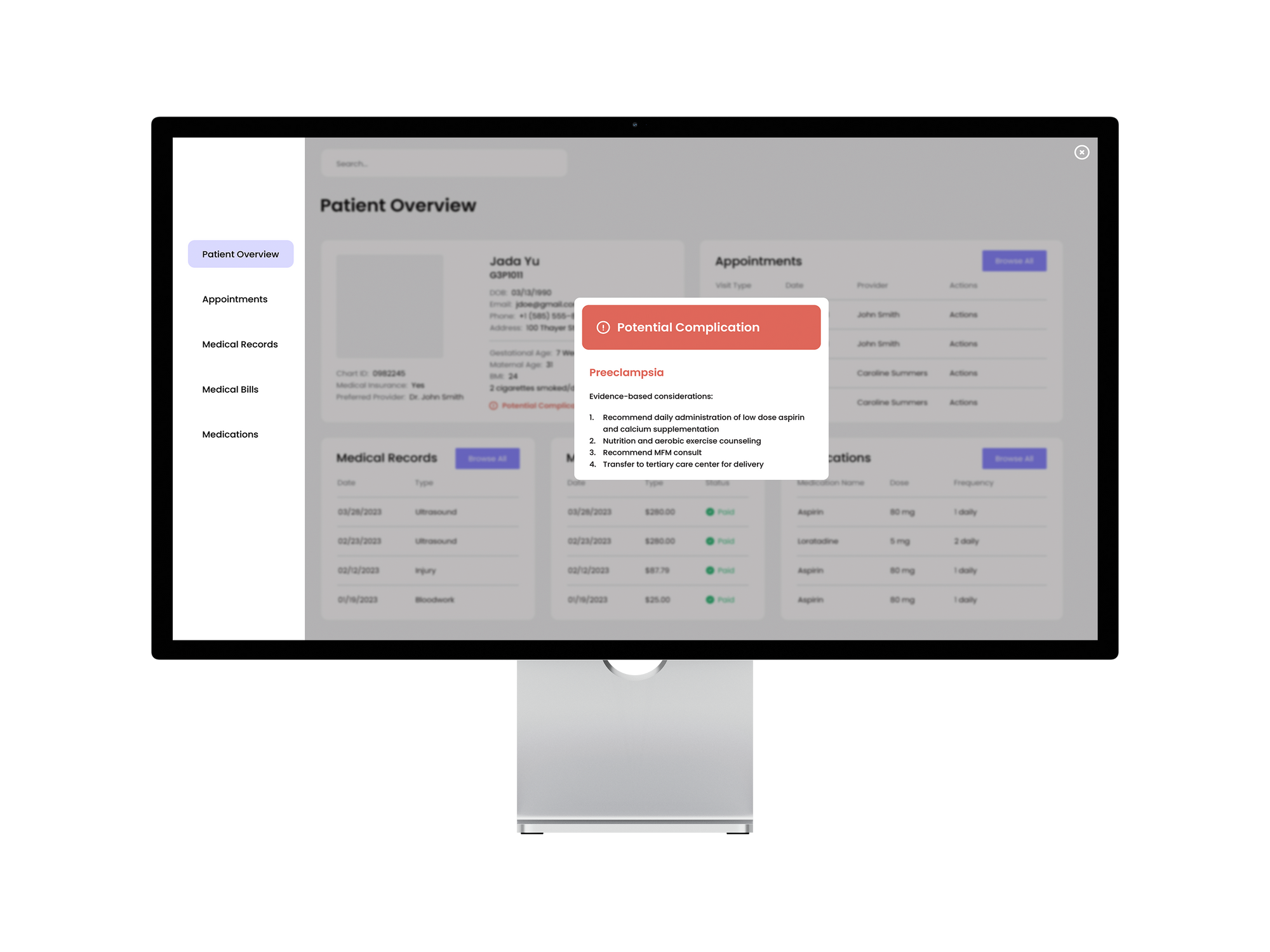 Elythea - ML platform to predict and prevent pregnancy complications