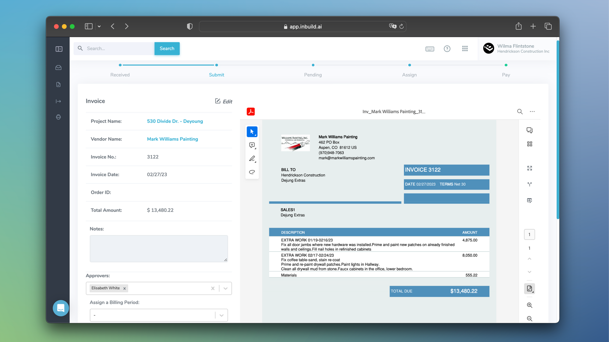 inBuild - Financial automation for home builders