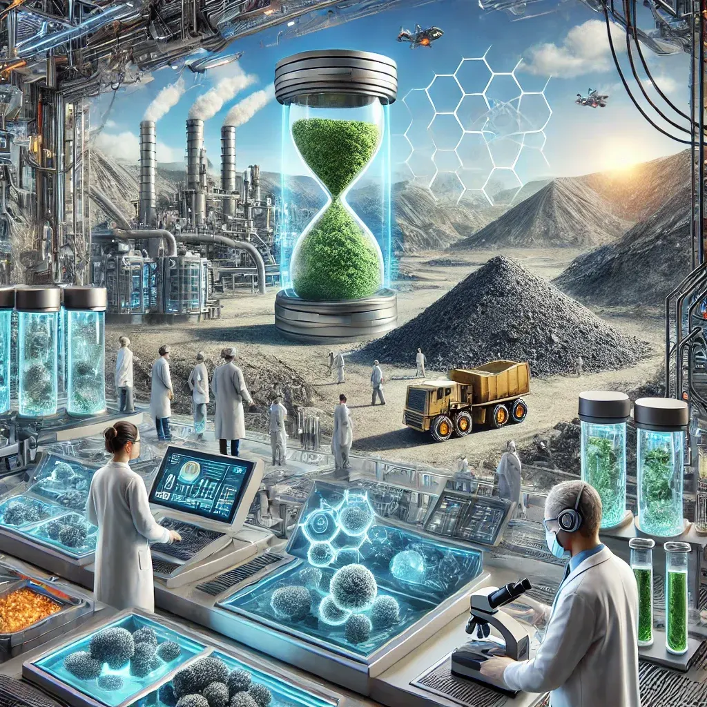 1849 bio - make microbes enabling ultra cheap metal extraction.