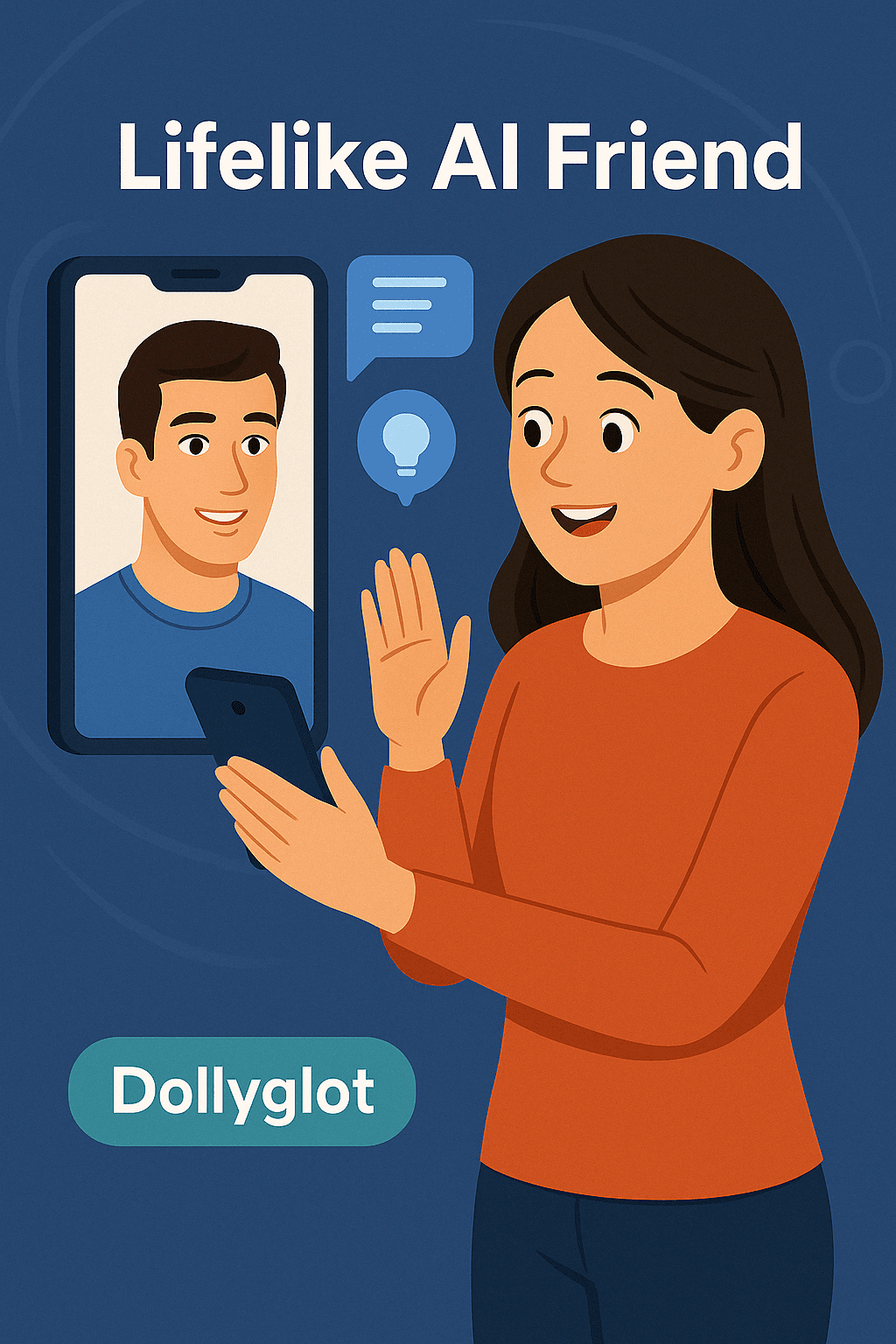 Dollyglot - Character.AI with real time video avatars