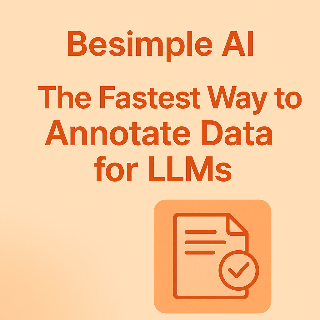 Besimple AI - We make data annotation simple