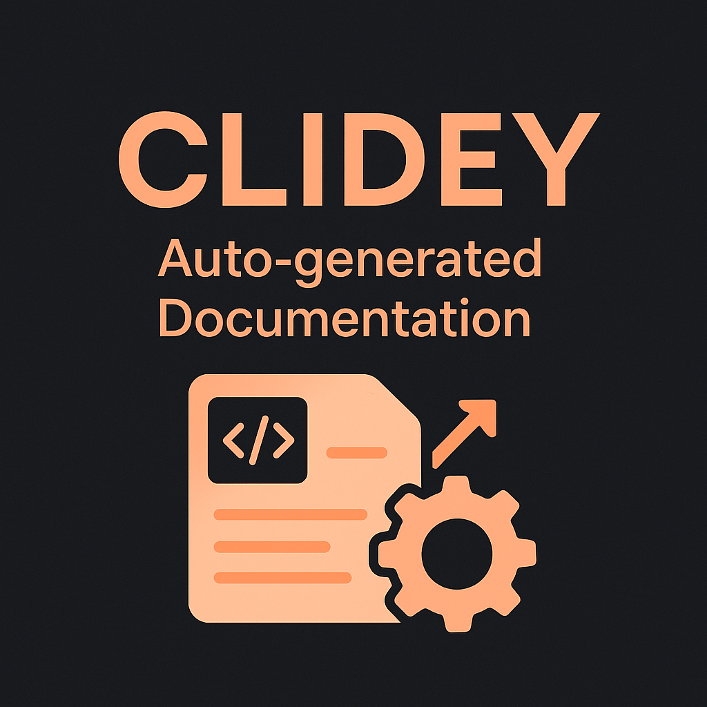 Clidey - Auto-generated, always-current documentation from your codebase