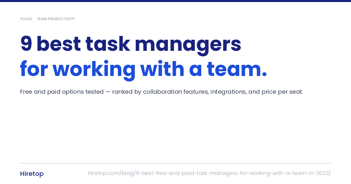 Task Manager review
