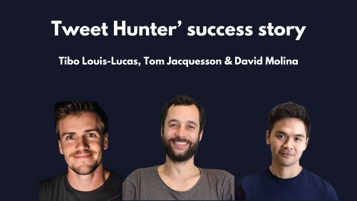 How two friends bootstrapped their startup to a  $1.4M exit- Tweet Hunter ($312k MRR)