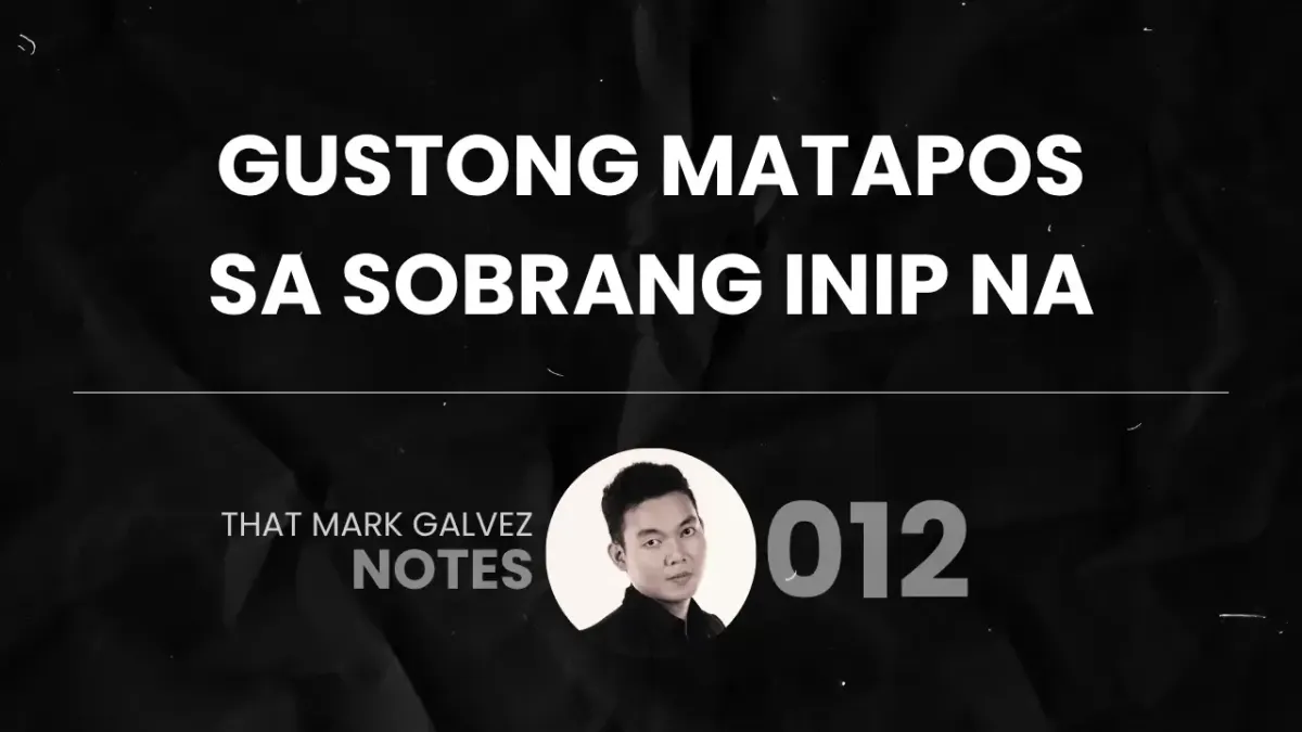 Nakakaumay na buhay.