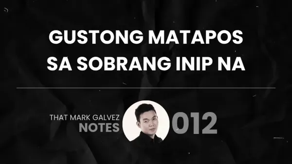 Nakakaumay na buhay.