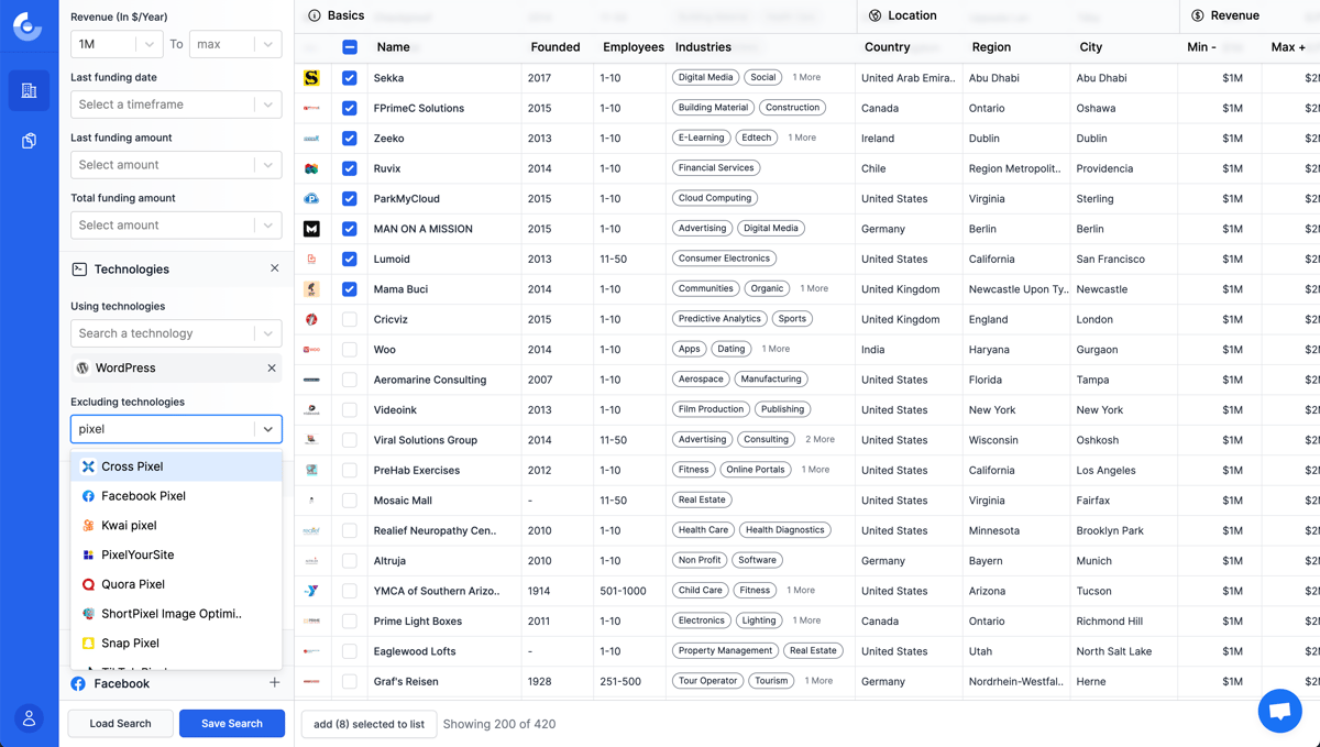 Webtastic AI interface