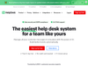 Screenshot of Helpdesk website
