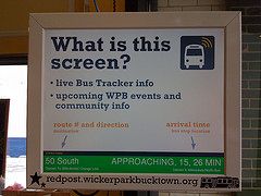 Track Your Bus over Coffee in Wicker Park/Bucktown