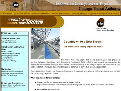 Brown Line Closure in Hispanic Nabe: All CTA Outreach in English